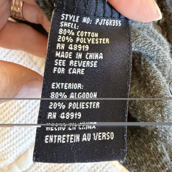 VTG Phat Farm Tracksuit Jacket Mens 1XL Gray Velour Crest Y2K 90s Rap Streetwear - Picture 9 of 15